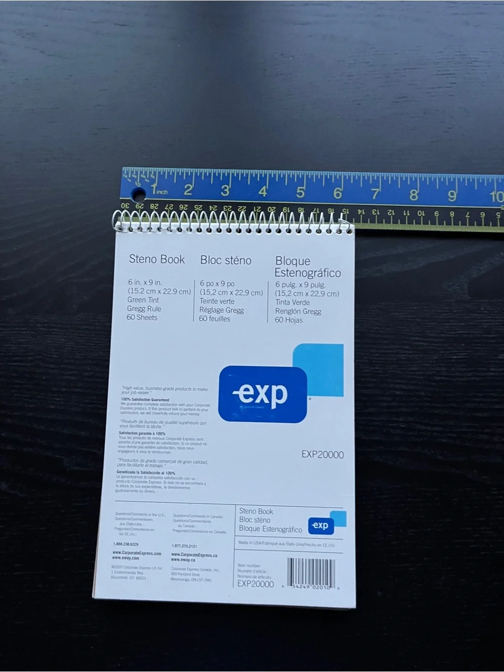 AMPAD & EXP 6x9 Green Tint Gregg Rule Steno Books Notebooks Lot
